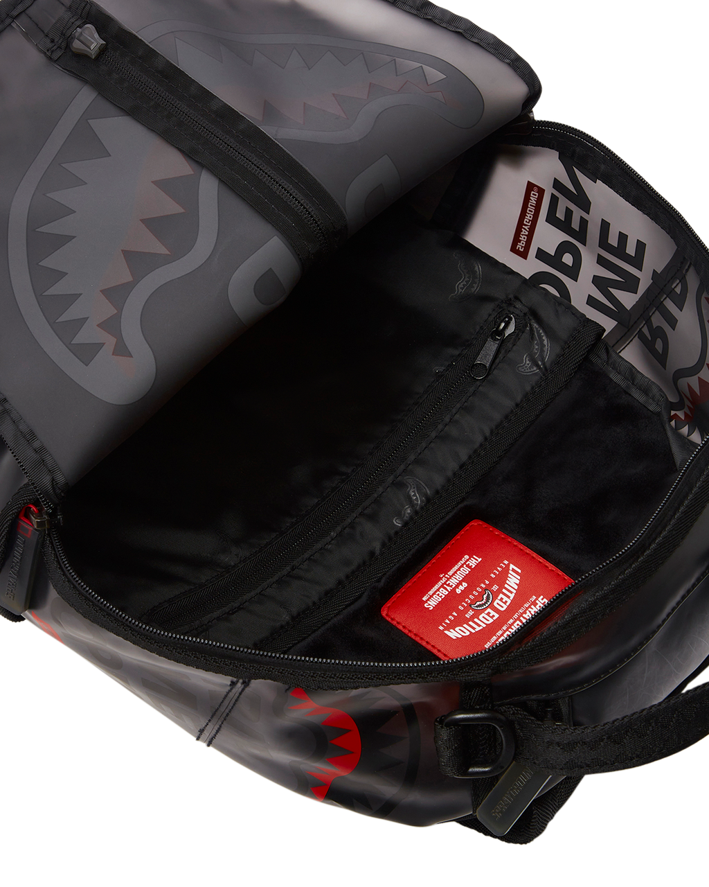 Limited Edition RIP ME OPEN BACKPACK FROSTED TRANSPARENT