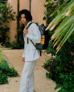 Limited Edition A.i.3 SHARK BITE BLACK GOLD BACKPACK DLXV