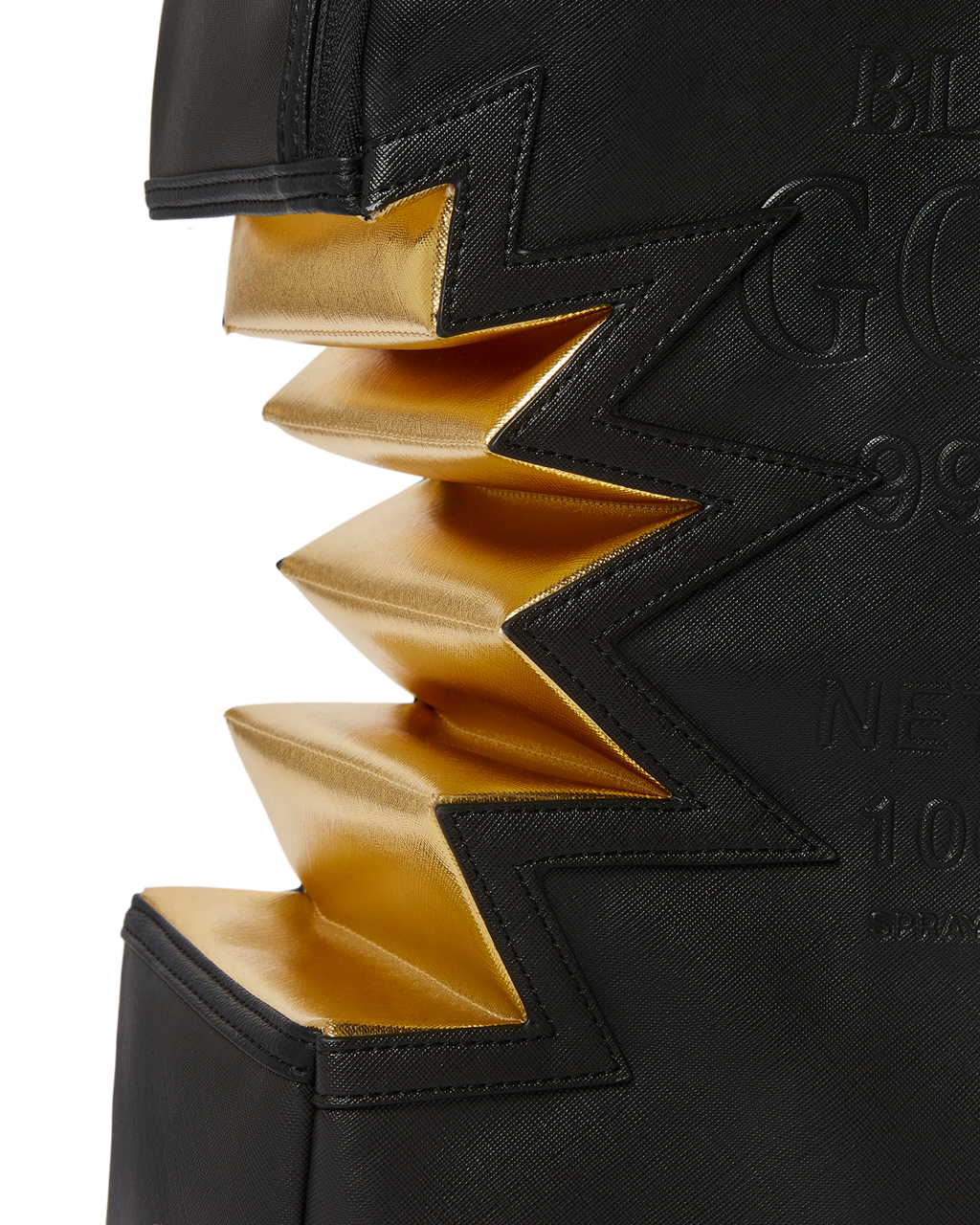 Limited Edition A.i.3 SHARK BITE BLACK GOLD BACKPACK DLXV