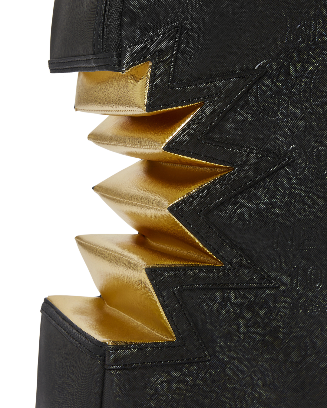 Limited Edition A.i.3 SHARK BITE BLACK GOLD BACKPACK DLXV