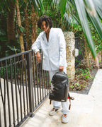 Limited Edition A.i.3 SHARK BITE BLACK GOLD BACKPACK DLXV