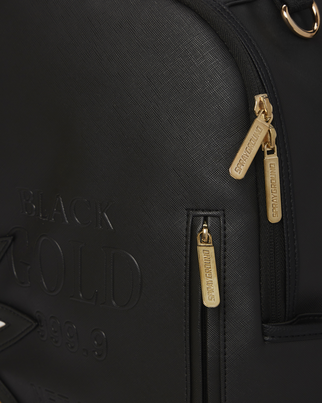 Limited Edition A.i.3 SHARK BITE BLACK GOLD BACKPACK DLXV