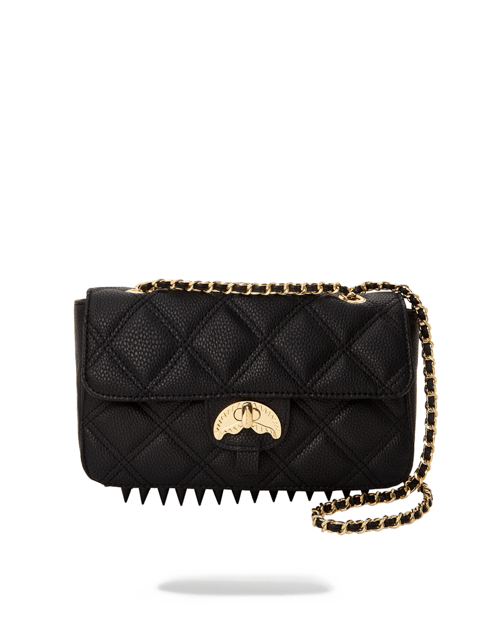 Limited Edition NOIR QUILT GOLD CHAIN SHARK HANDBAG
