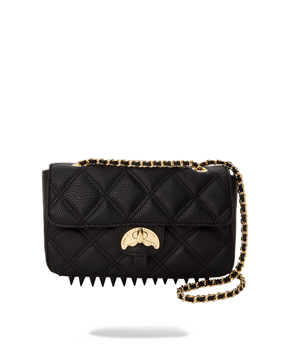 Limited Edition NOIR QUILT GOLD CHAIN SHARK HANDBAG