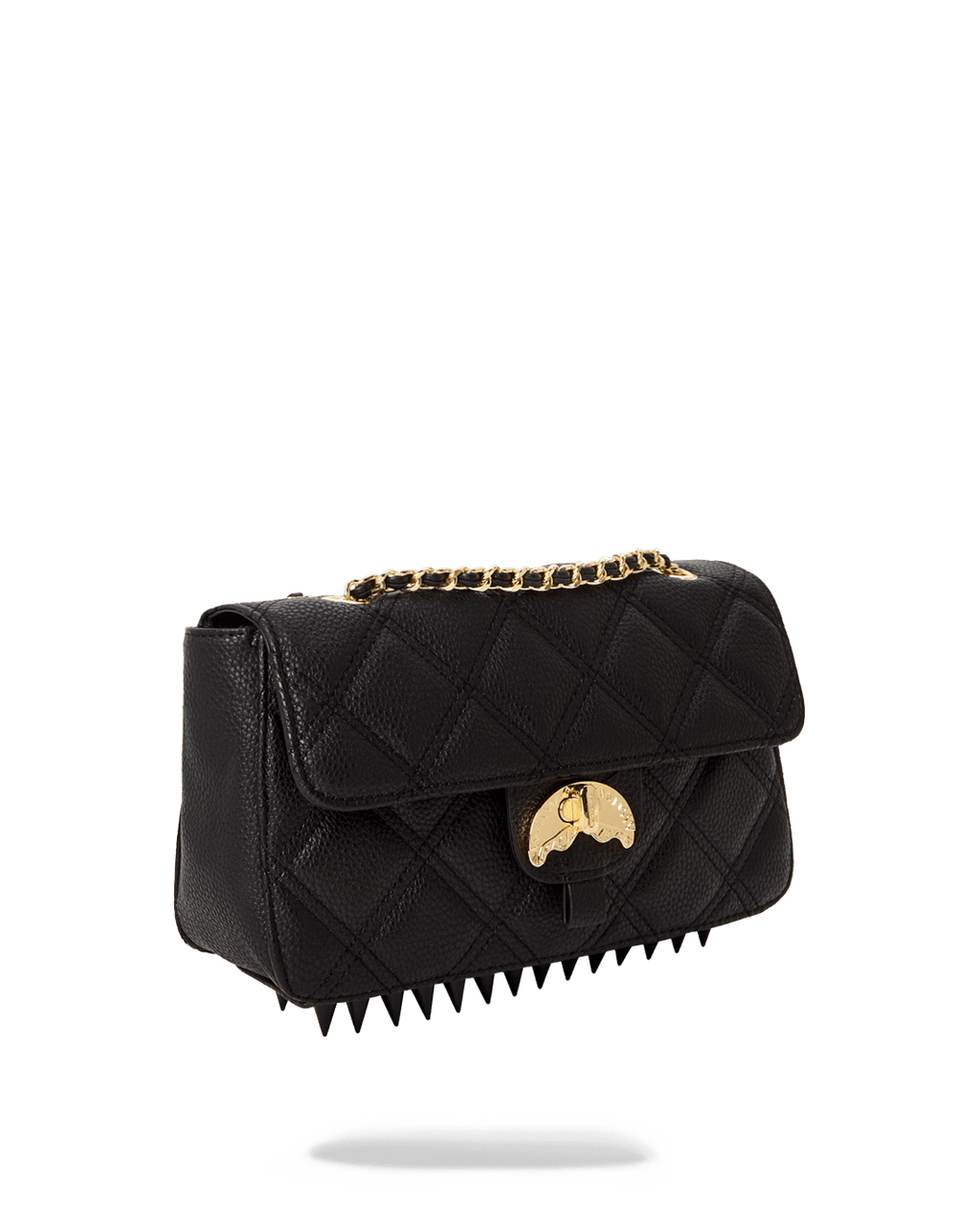 Limited Edition NOIR QUILT GOLD CHAIN SHARK HANDBAG
