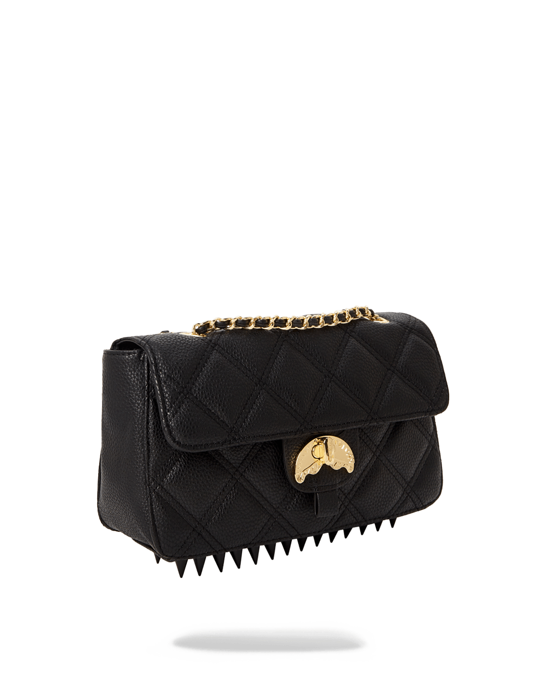 Limited Edition NOIR QUILT GOLD CHAIN SHARK HANDBAG