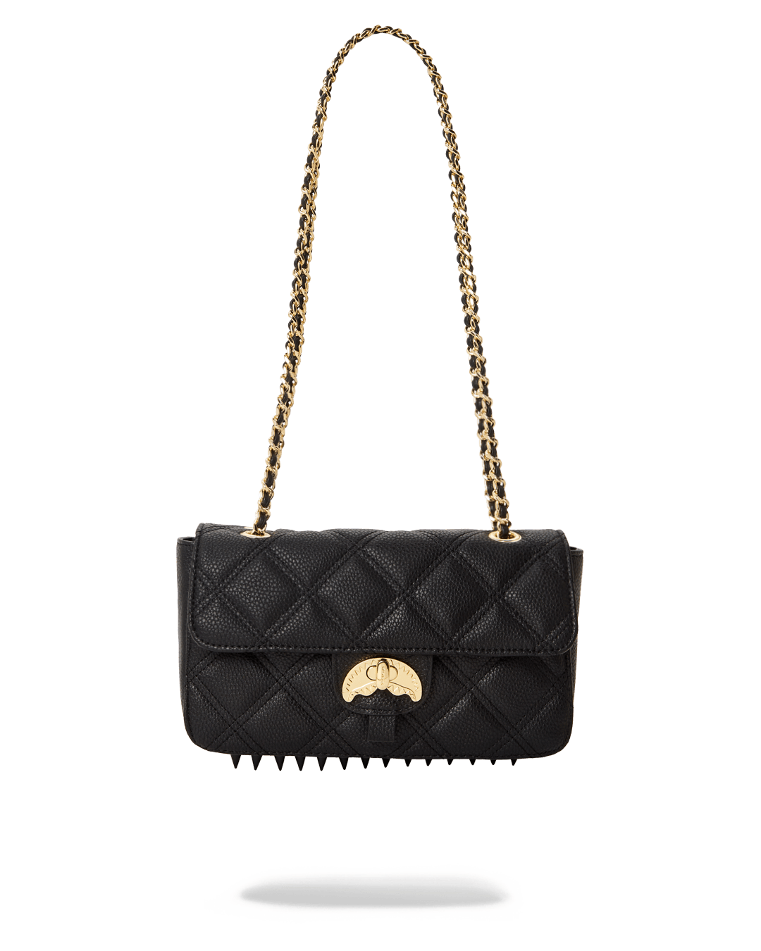 Limited Edition NOIR QUILT GOLD CHAIN SHARK HANDBAG
