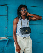 Limited Edition NOIR QUILT GOLD CHAIN SHARK HANDBAG