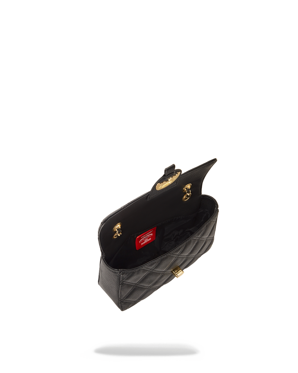 Limited Edition NOIR QUILT GOLD CHAIN SHARK HANDBAG