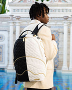 Limited Edition LEVELED UP SPLIT QUILT SHARK BACKPACK DLXV