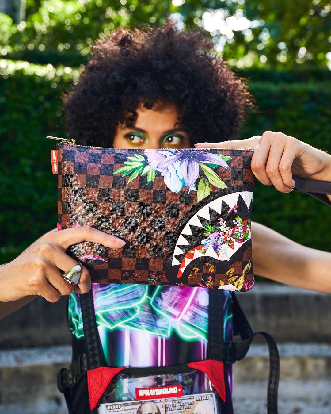 Limited Edition GARDEN OF SHARKS CROSSOVER CLUTCH