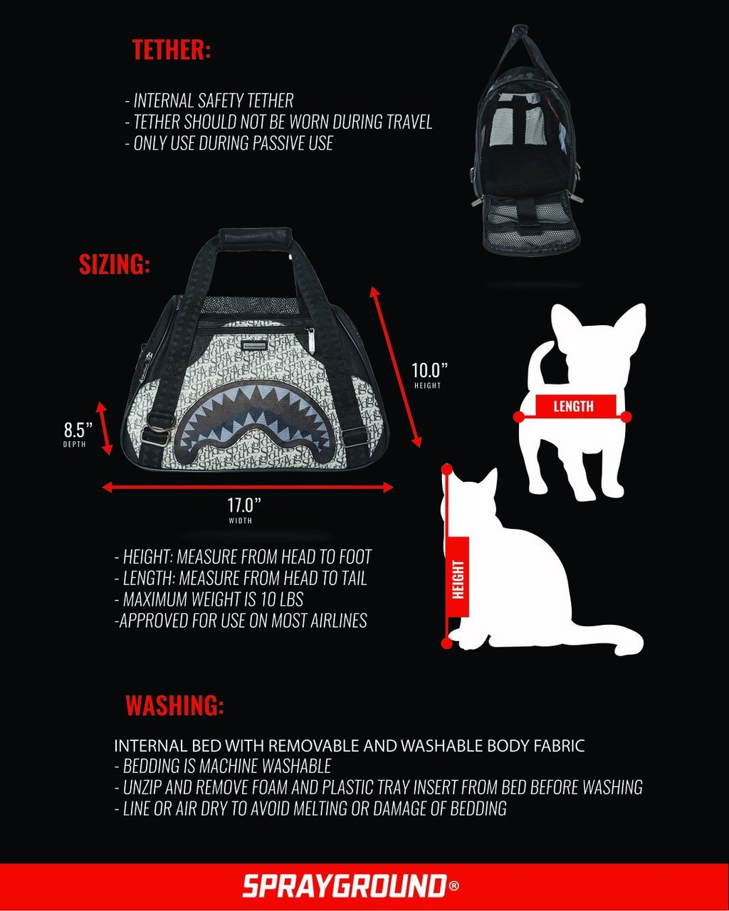 Limited Edition SG ALL DAY PET CARRIER