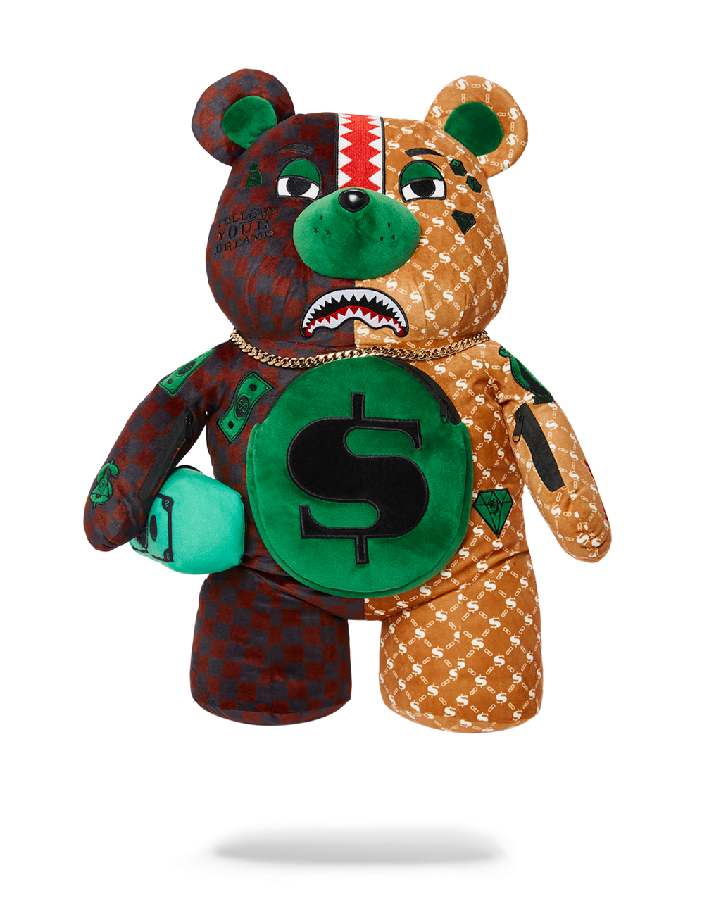 Limited Edition MONEY BEAR TEDDYBEAR BACKPACK PARIS VS FLORENCE