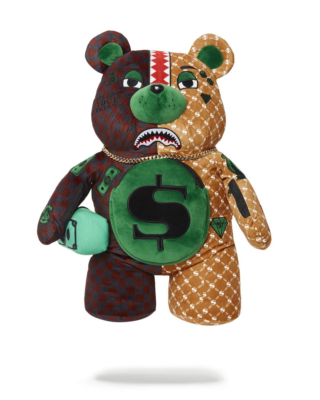 Limited Edition MONEY BEAR TEDDYBEAR BACKPACK PARIS VS FLORENCE