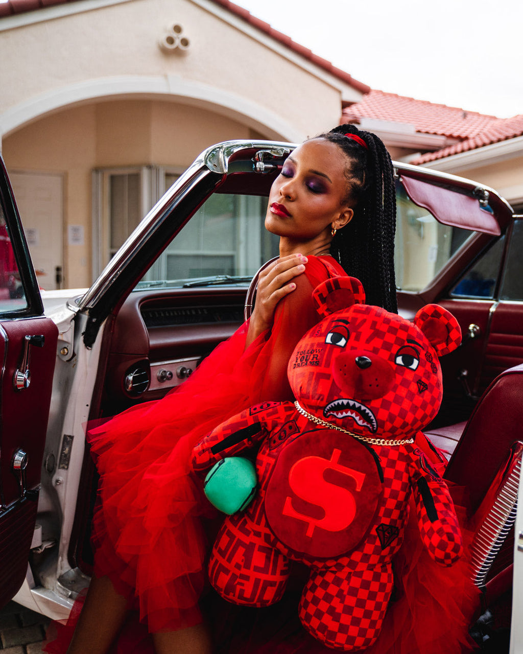 Limited Edition VENI VIDI VICI MONEYBEAR TEDDYBEAR BACKPACK