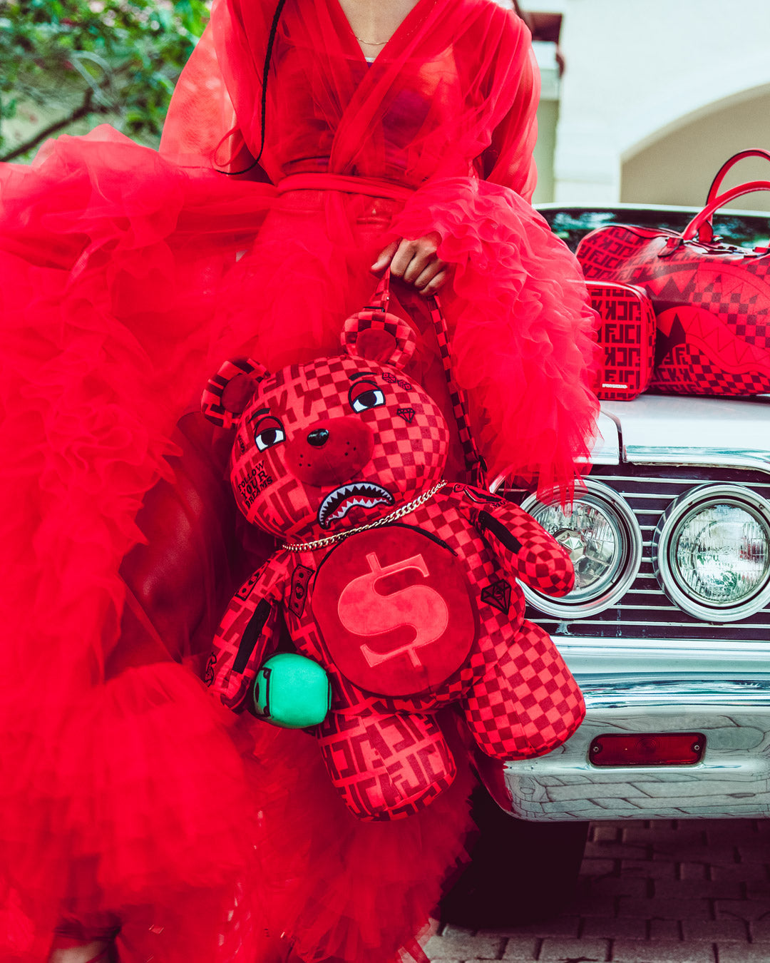 Limited Edition VENI VIDI VICI MONEYBEAR TEDDYBEAR BACKPACK