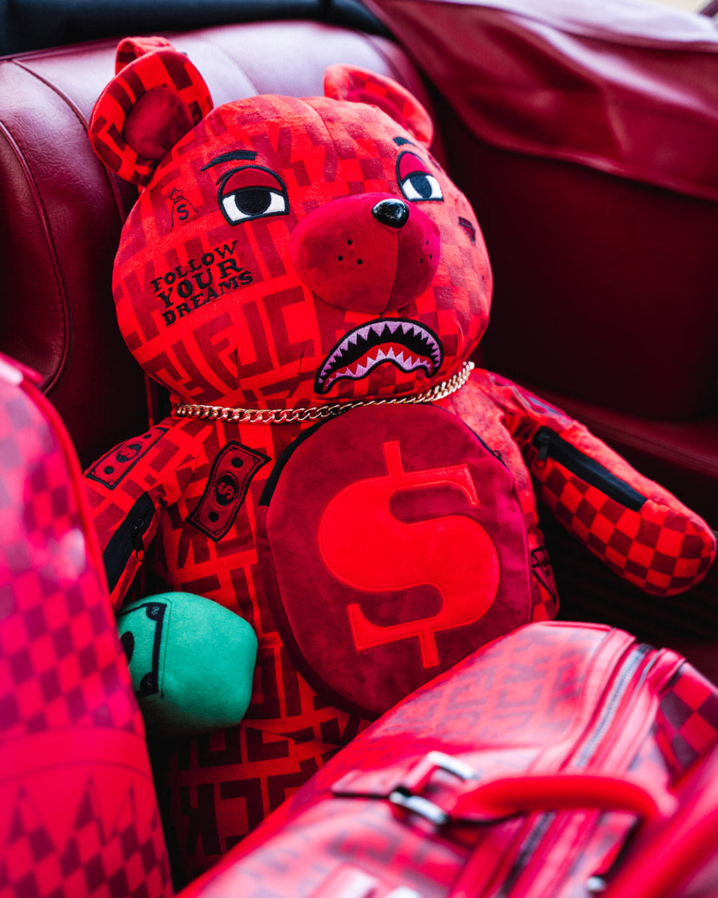 Limited Edition VENI VIDI VICI MONEYBEAR TEDDYBEAR BACKPACK