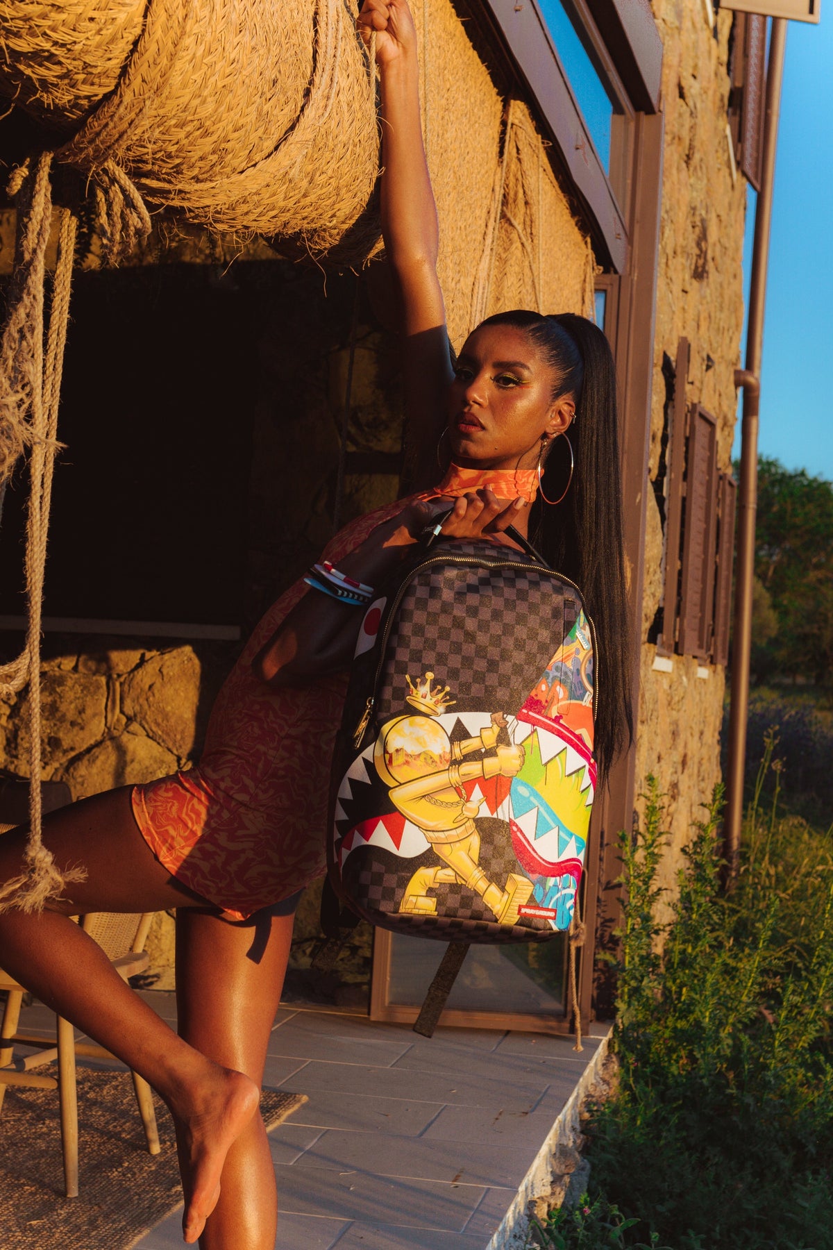 Limited Edition ASTROMANE SHARKS IN SPACE BACKPACK DLXV
