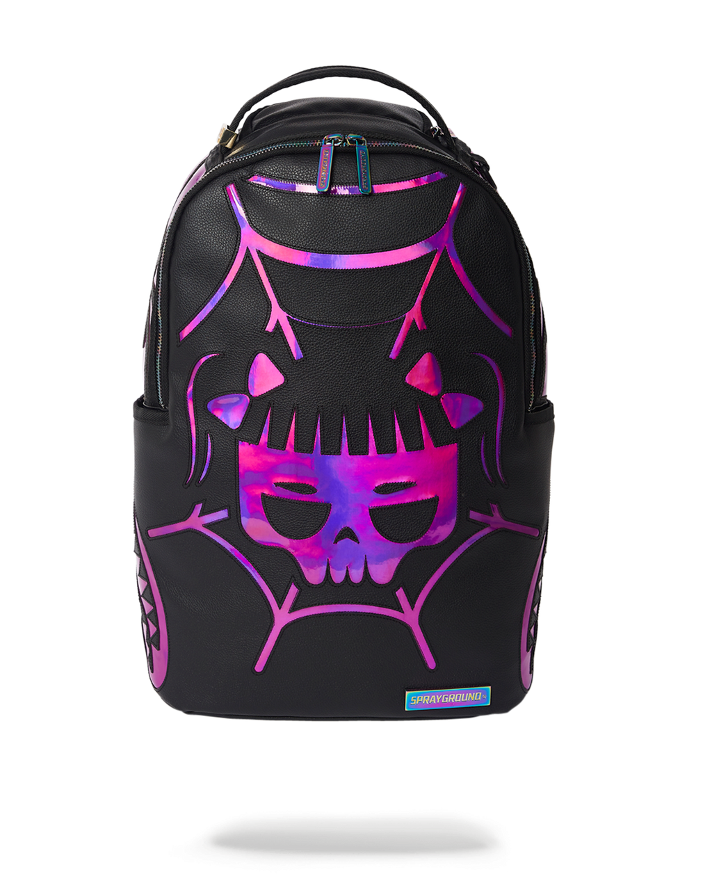 Limited Edition CAZZU IRIDESCENT CUT & SEW SPIDER SKULL SHARK BACKPACK DLXV