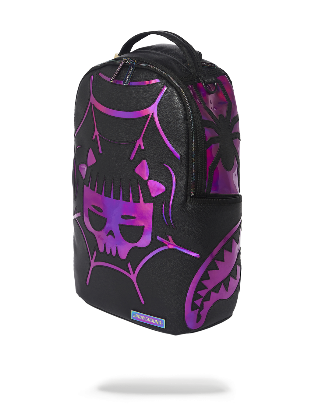 Limited Edition CAZZU IRIDESCENT CUT & SEW SPIDER SKULL SHARK BACKPACK DLXV