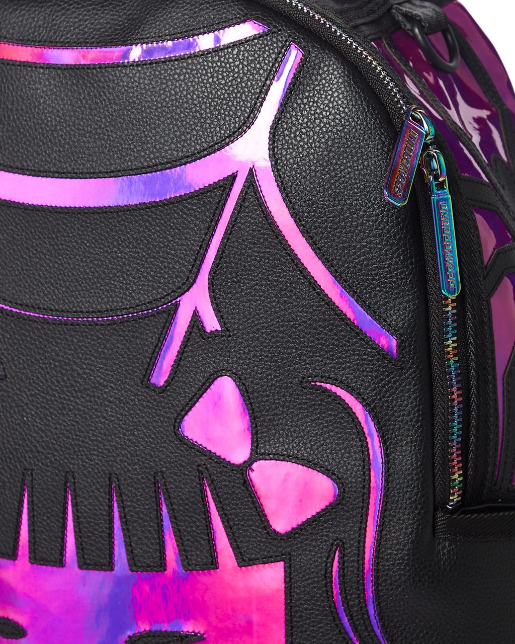 Limited Edition CAZZU IRIDESCENT CUT & SEW SPIDER SKULL SHARK BACKPACK DLXV