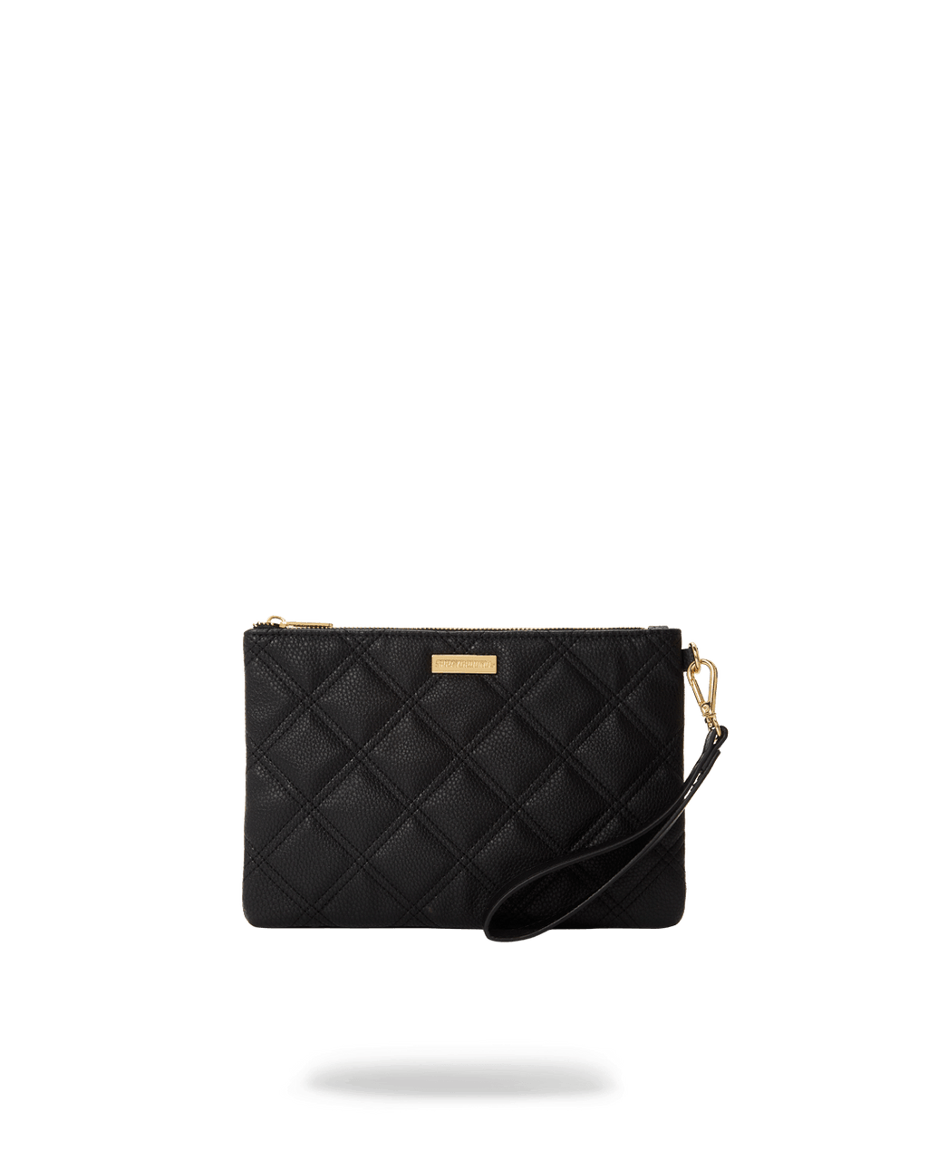 Limited Edition NOIR QUILT GOLD CHAIN SHARK CROSSOVER CLUTCH