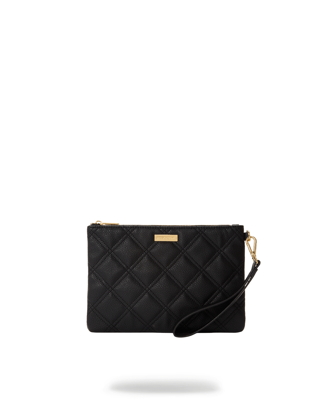 Limited Edition NOIR QUILT GOLD CHAIN SHARK CROSSOVER CLUTCH