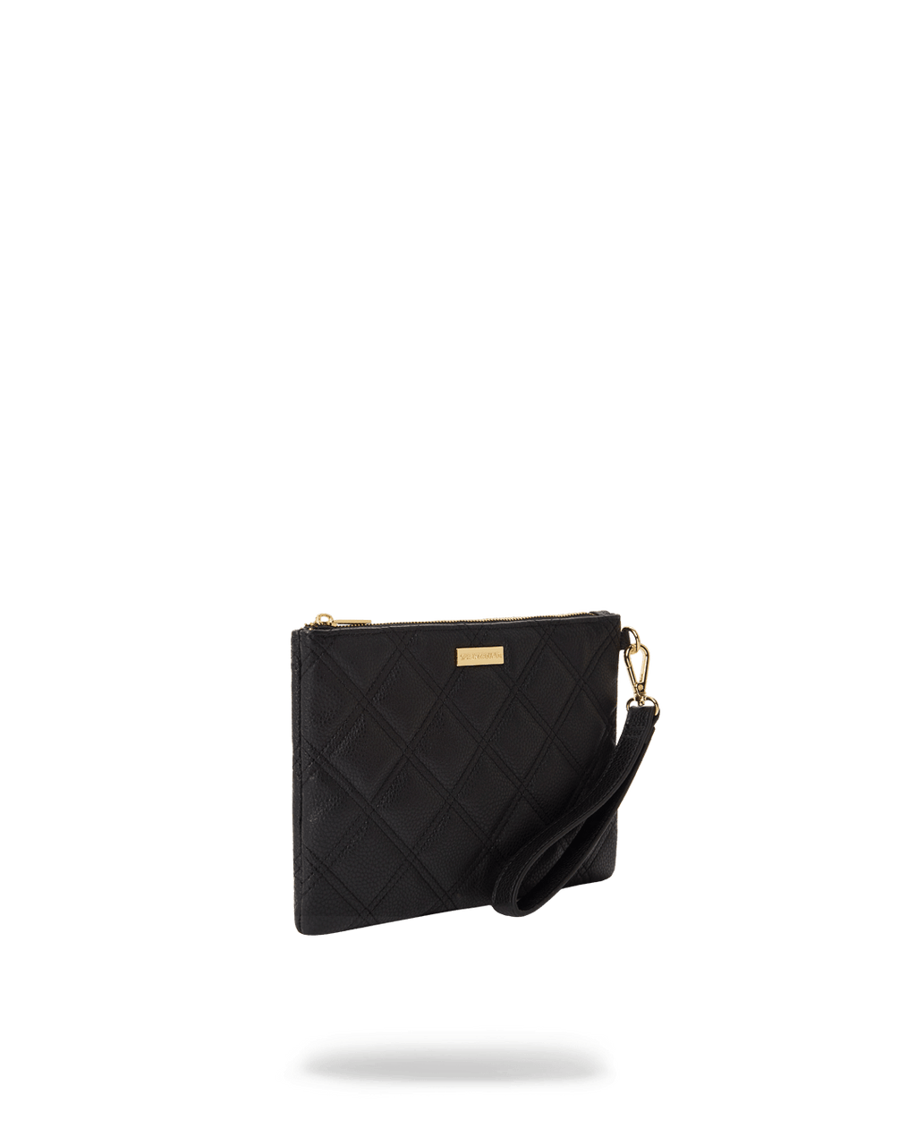 Limited Edition NOIR QUILT GOLD CHAIN SHARK CROSSOVER CLUTCH
