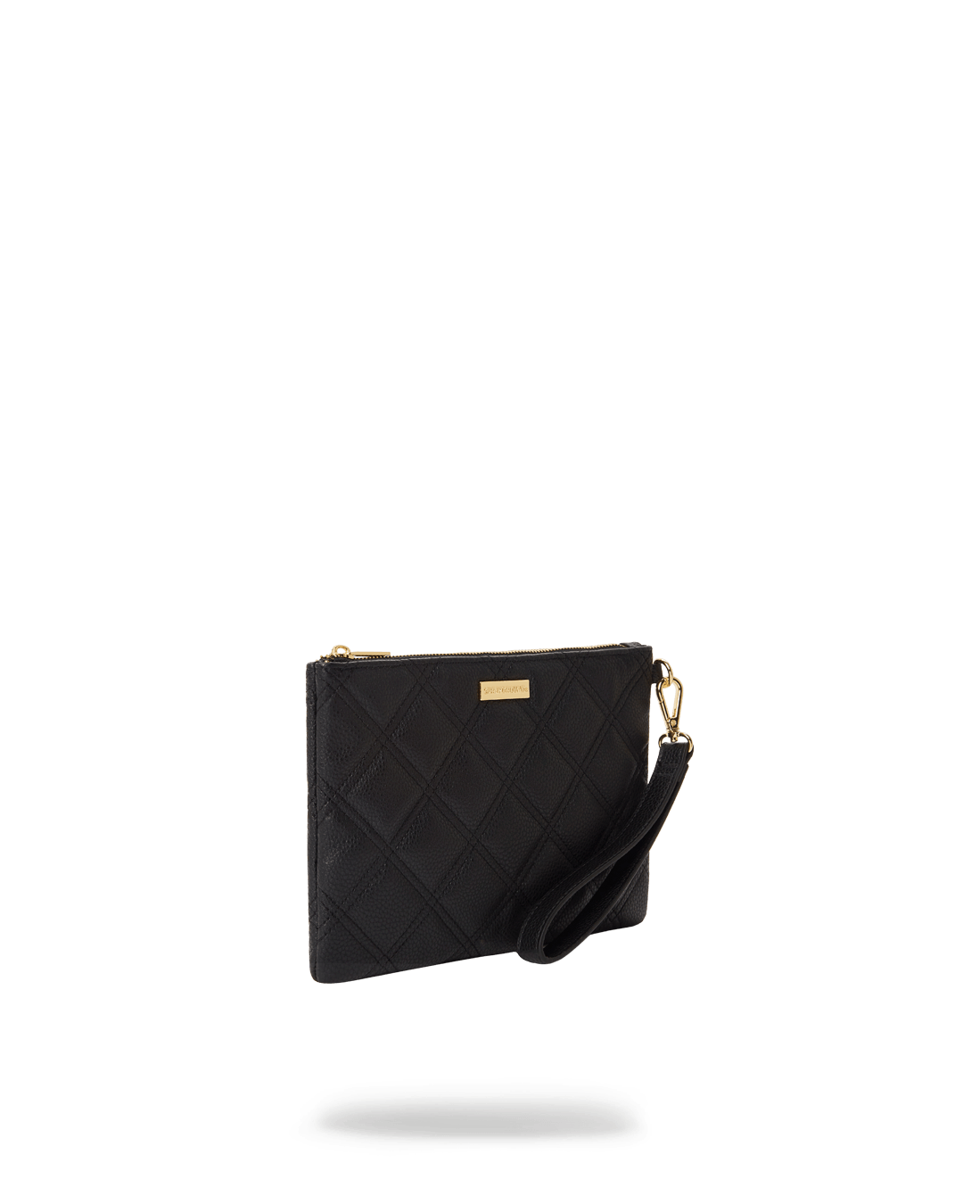 Limited Edition NOIR QUILT GOLD CHAIN SHARK CROSSOVER CLUTCH