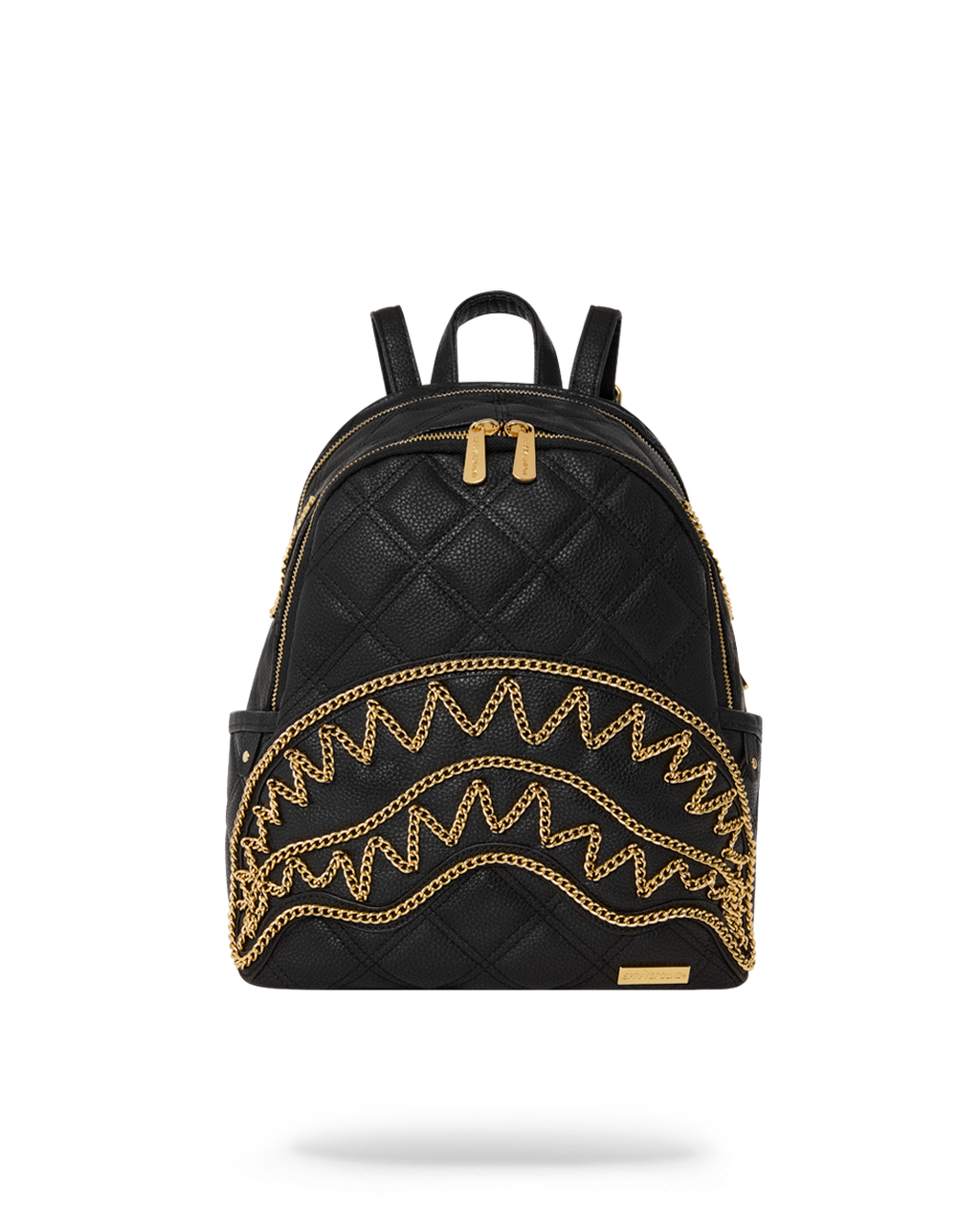 Limited Edition NOIR QUILT GOLD CHAIN SHARK SAVAGE BACKPACK