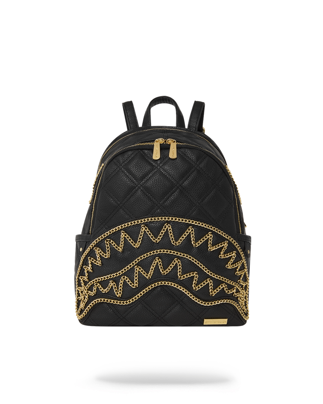 Limited Edition NOIR QUILT GOLD CHAIN SHARK SAVAGE BACKPACK