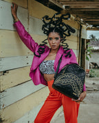 Limited Edition NOIR QUILT GOLD CHAIN SHARK SAVAGE BACKPACK
