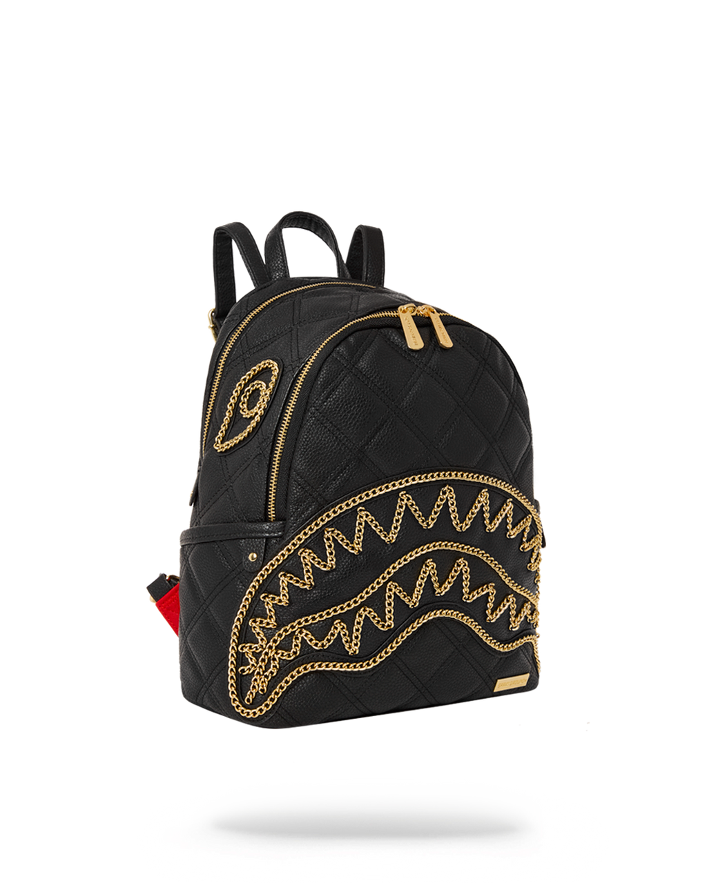 Limited Edition NOIR QUILT GOLD CHAIN SHARK SAVAGE BACKPACK