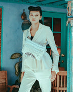 Limited Edition SPLIT THE CHECK PEARL CARGO CROSSBODY