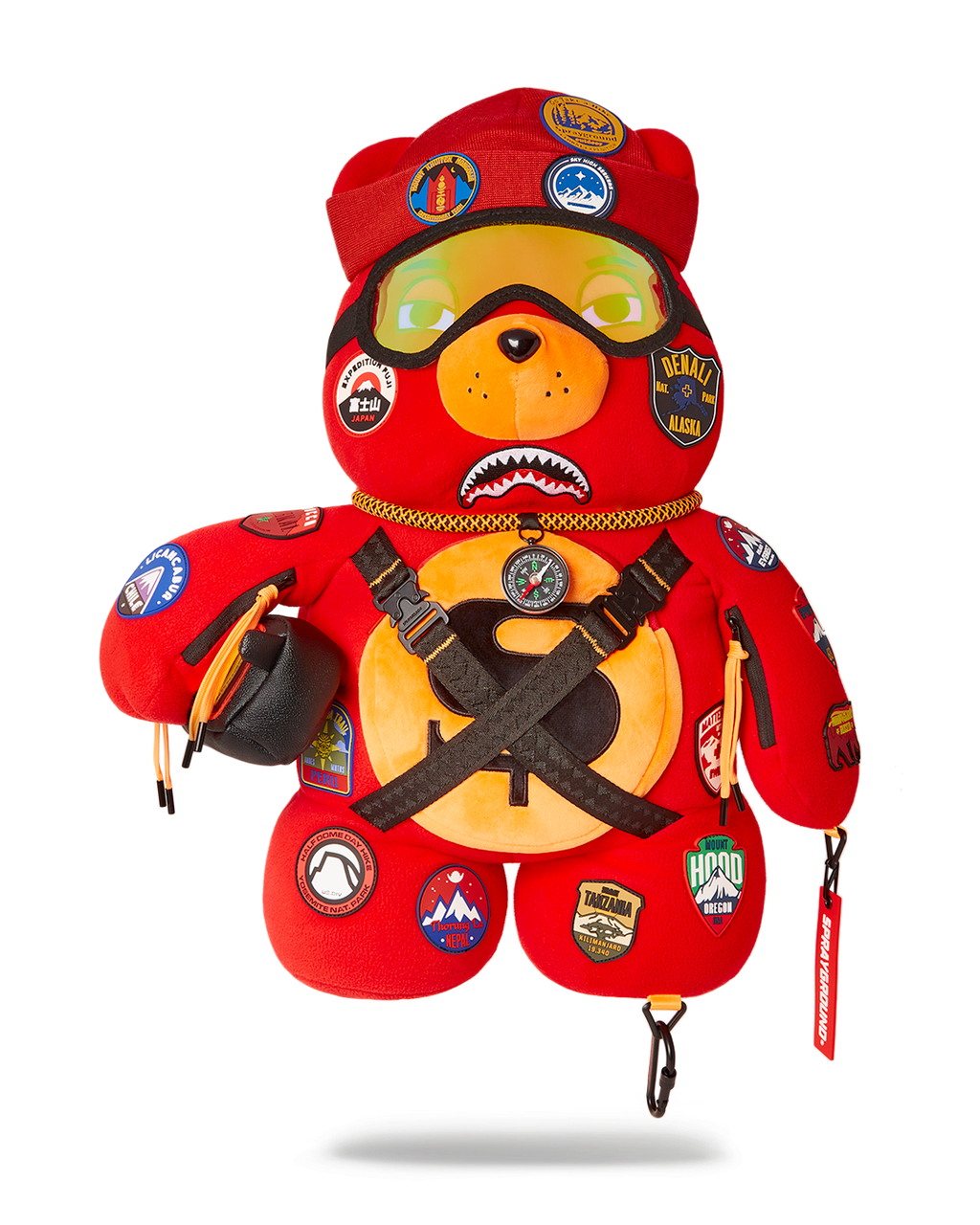 Limited Edition THE GLOBAL EXPEDITION MONEYBEAR TEDDYBEAR BACKPACK