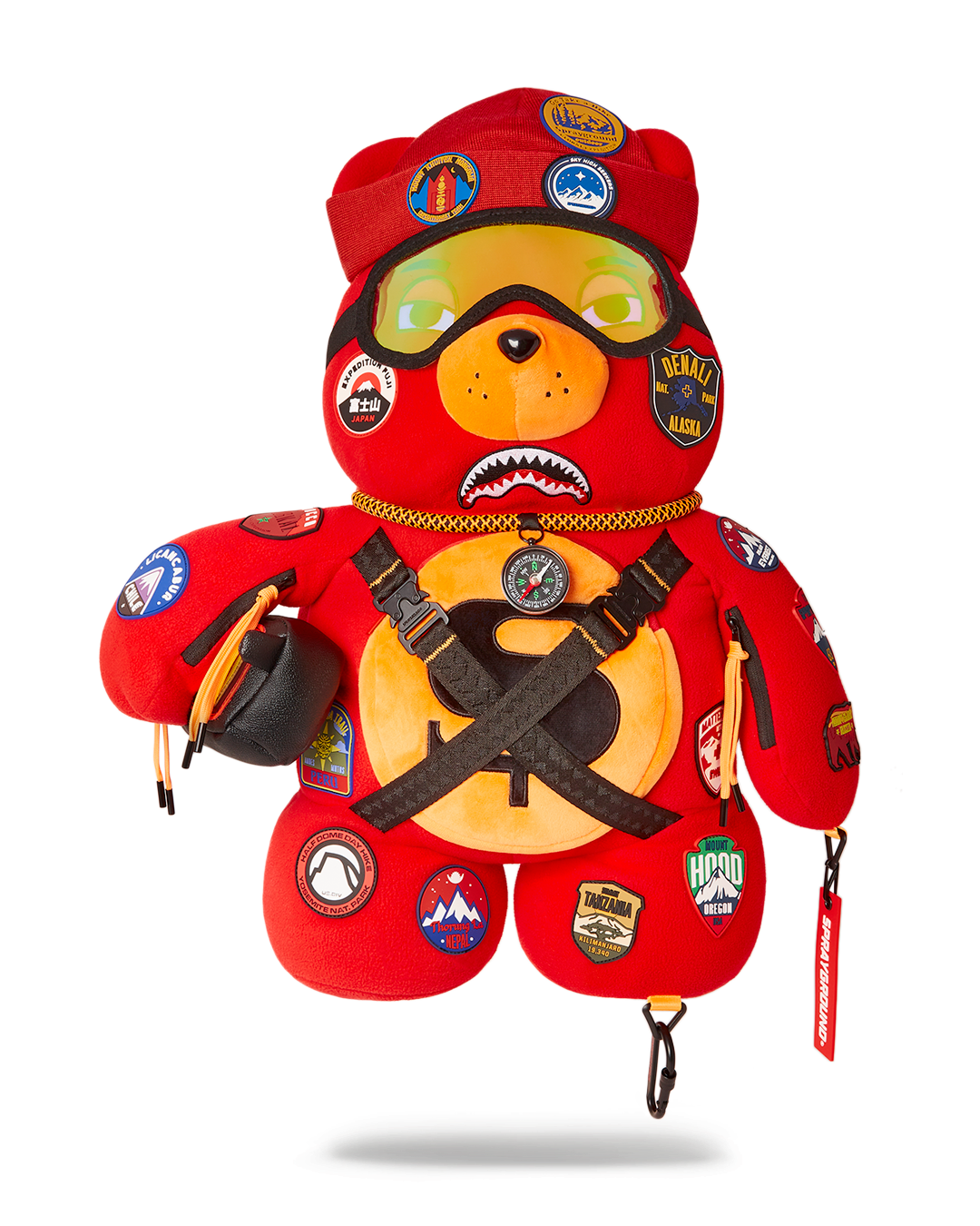 Limited Edition THE GLOBAL EXPEDITION MONEYBEAR TEDDYBEAR BACKPACK