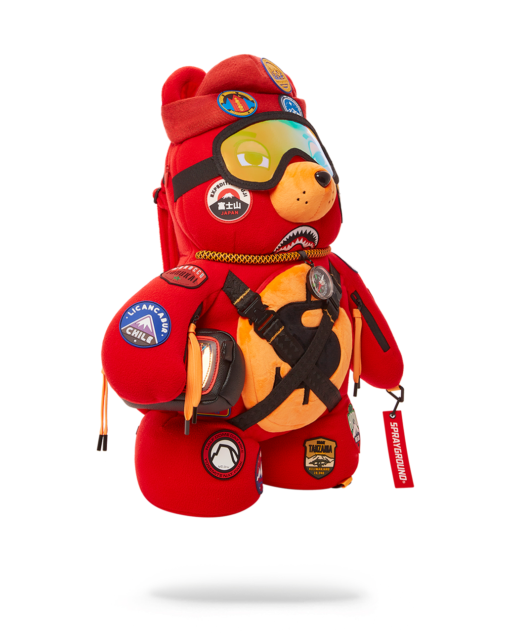 Limited Edition THE GLOBAL EXPEDITION MONEYBEAR TEDDYBEAR BACKPACK