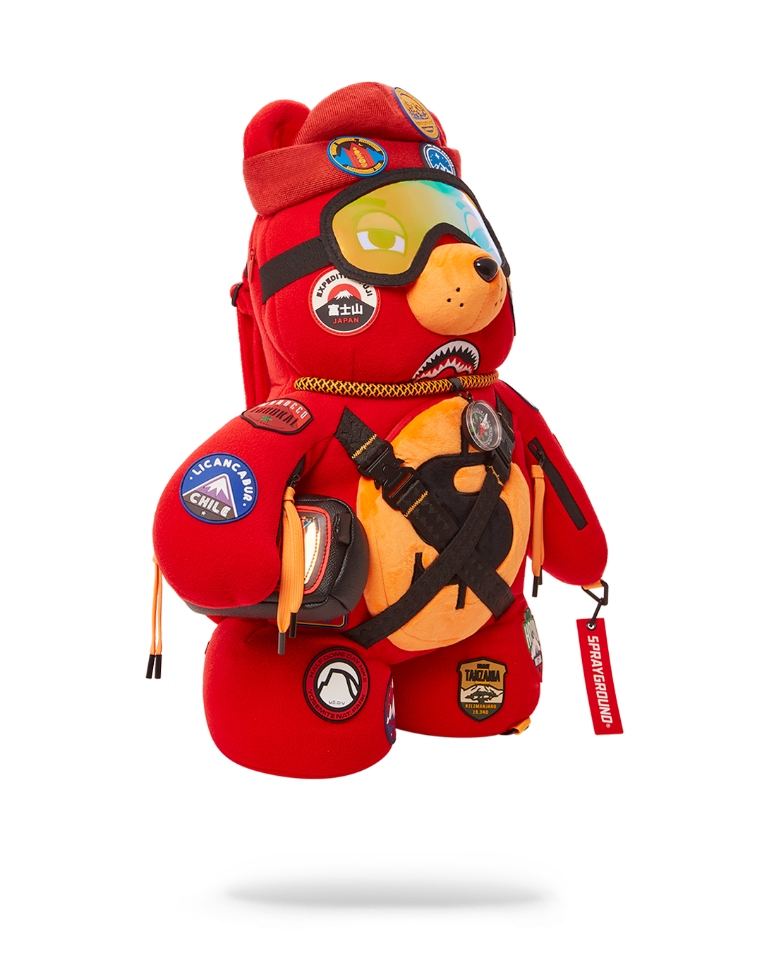 Limited Edition THE GLOBAL EXPEDITION MONEYBEAR TEDDYBEAR BACKPACK