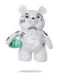Limited Edition SPLIT THE CHECK PEARL MONEYBEAR TEDDYBEAR BACKPACK