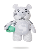 Limited Edition SPLIT THE CHECK PEARL MONEYBEAR TEDDYBEAR BACKPACK