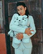 Limited Edition SPLIT THE CHECK PEARL MONEYBEAR TEDDYBEAR BACKPACK