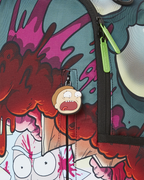 Limited Edition RICK AND MORTY SHARKMOUTH WOUND DLXR