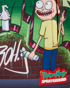 Limited Edition RICK AND MORTY STREET ARTISTS DLXR