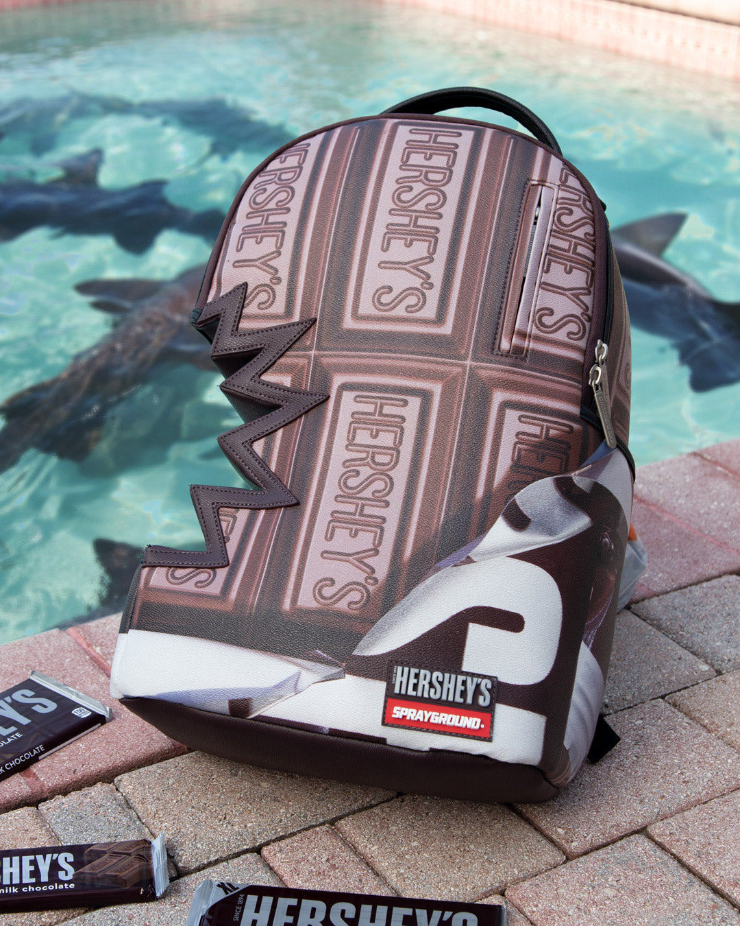 Limited Edition HERSHEYS SHARK BITE BACKPACK