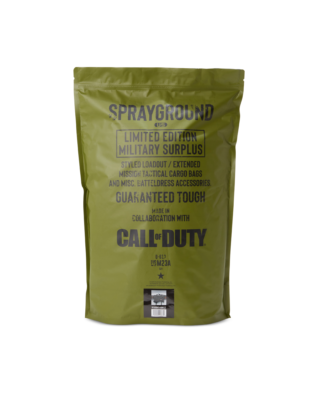 Limited Edition CALL OF DUTY NEVER BACK DOWN CROSSBODY