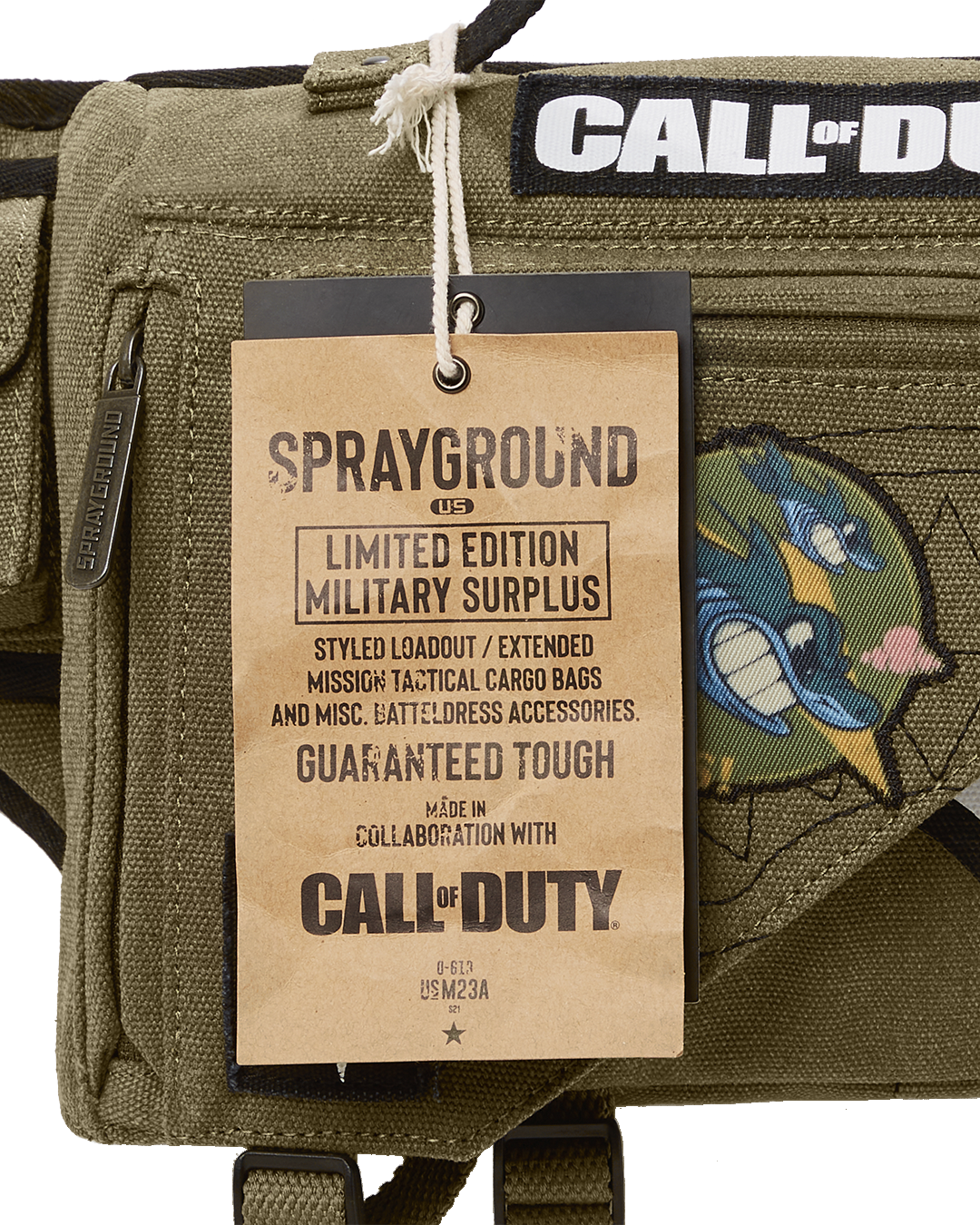 Limited Edition CALL OF DUTY NEVER BACK DOWN CROSSBODY