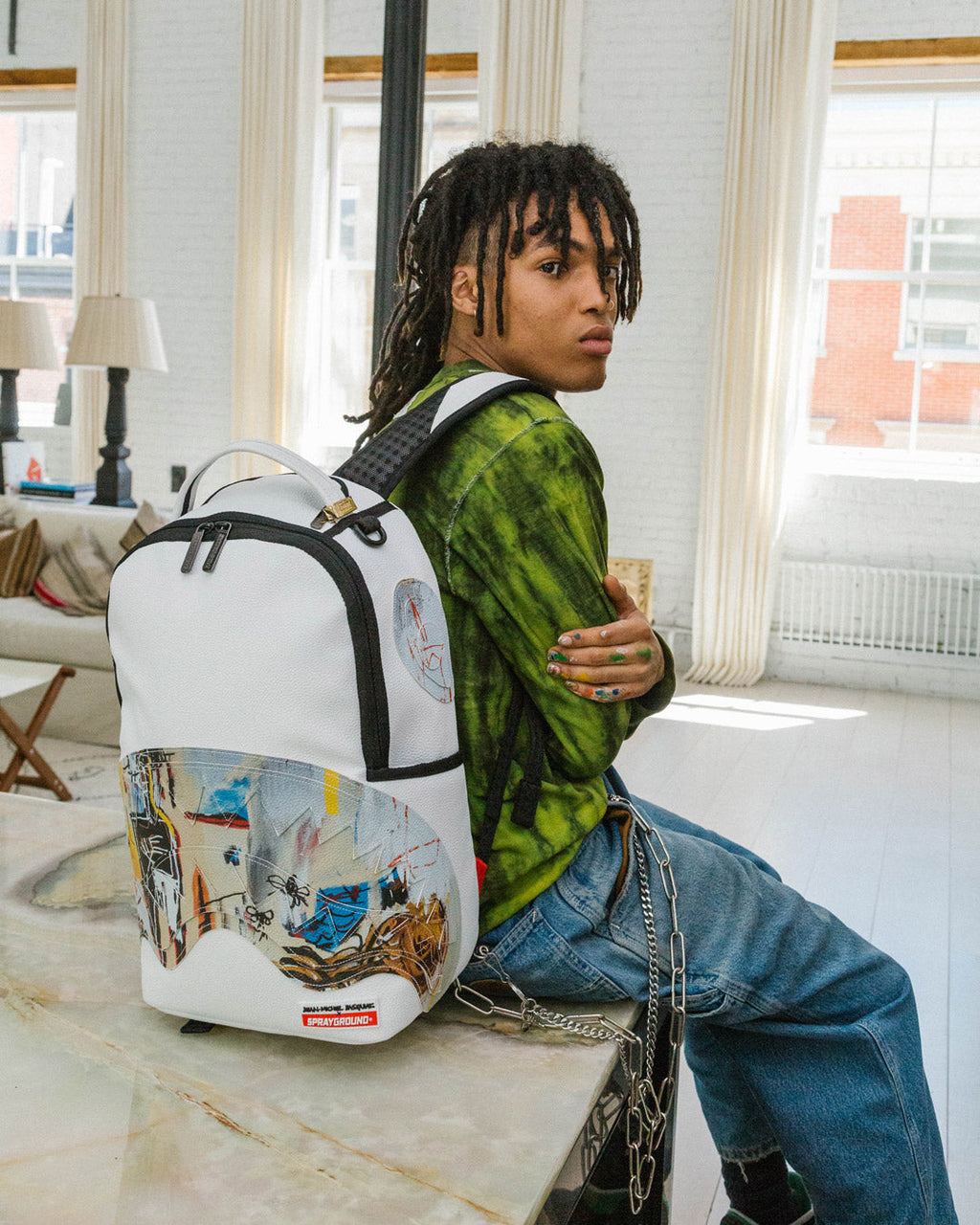 Limited Edition OFFICIAL BASQUIAT ACQUE PERICOLOSE 1981 BACKPACK DLXV