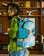 Limited Edition OFFICIAL BASQUIAT UNTITLED FALLEN ANGEL 1981 WING BACKPACK DLXV