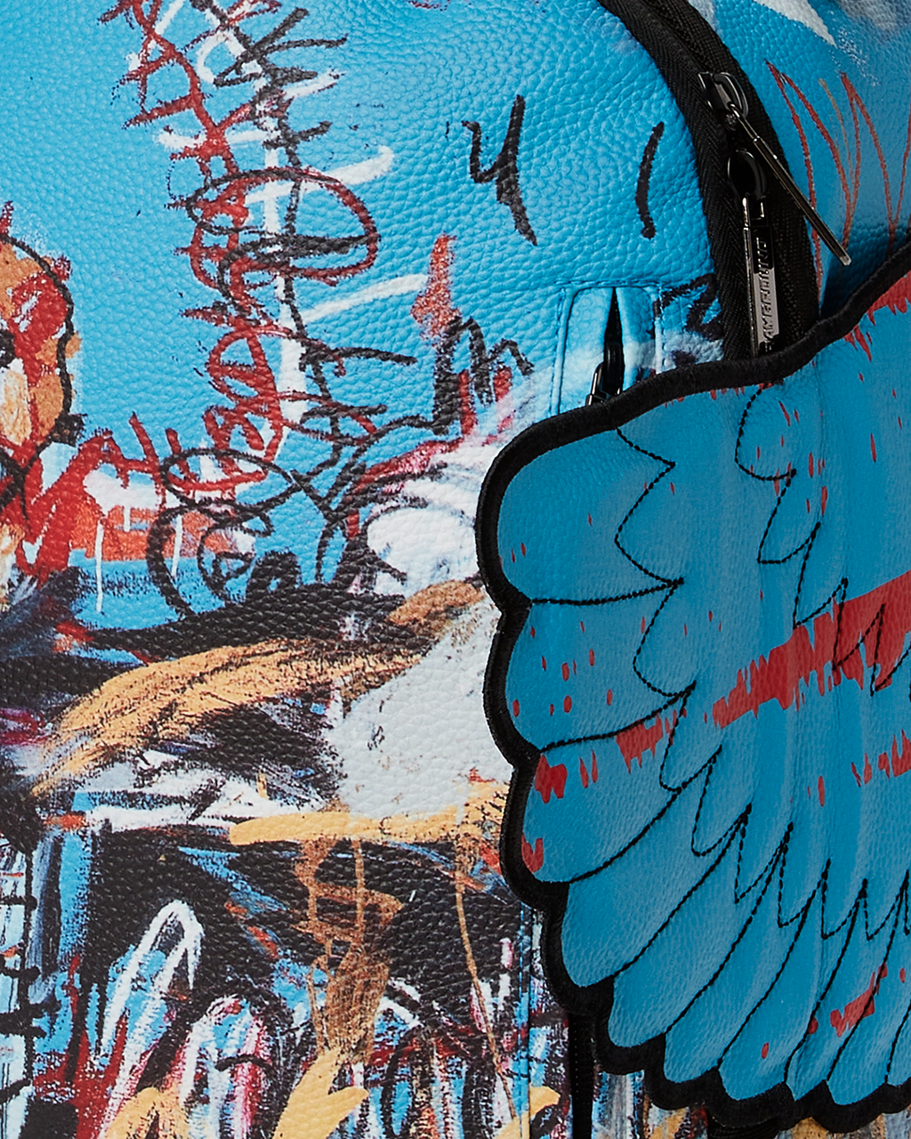 Limited Edition OFFICIAL BASQUIAT UNTITLED FALLEN ANGEL 1981 WING BACKPACK DLXV