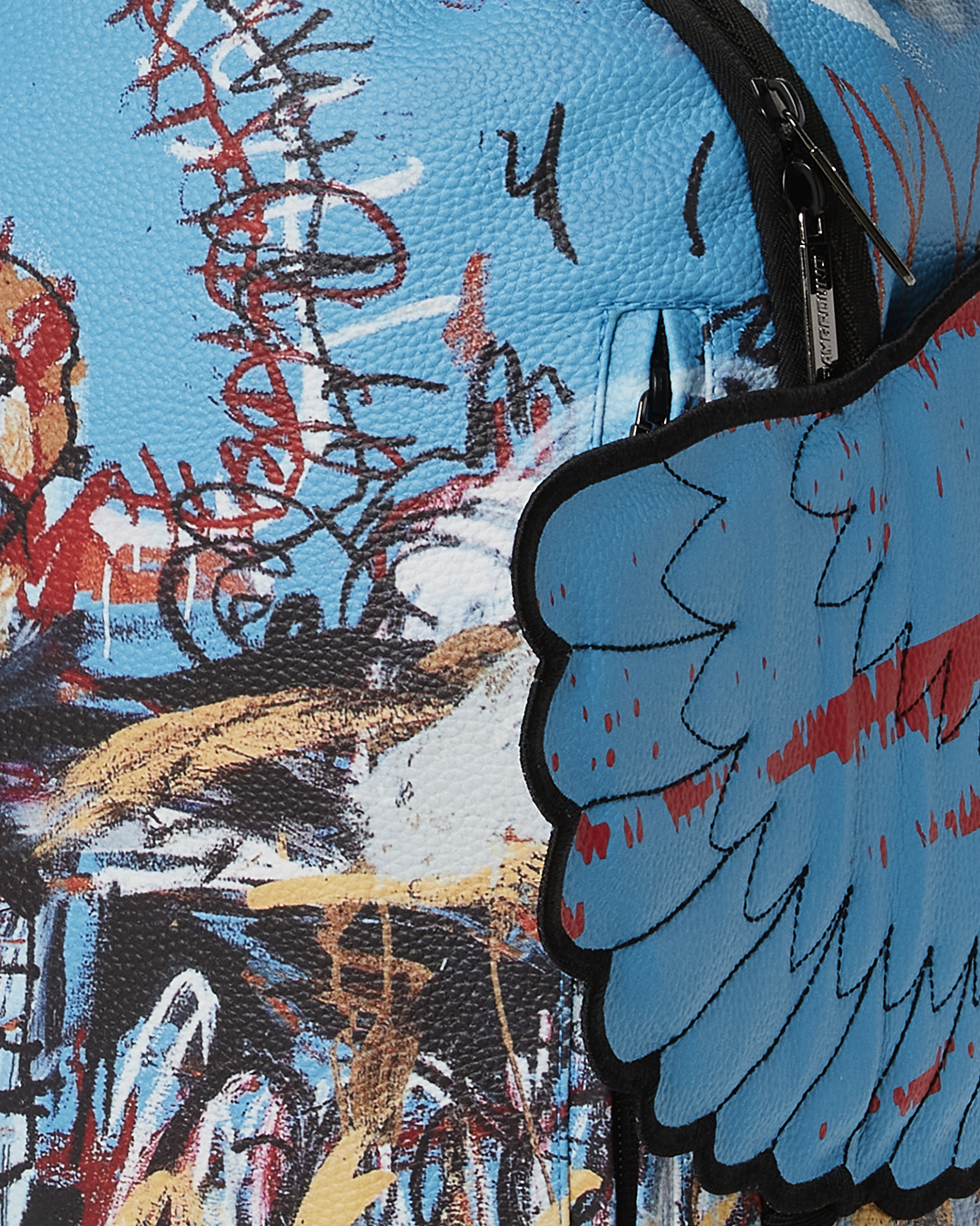 Limited Edition OFFICIAL BASQUIAT UNTITLED FALLEN ANGEL 1981 WING BACKPACK DLXV